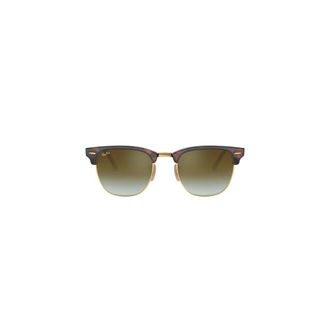Ray-Ban Clubmaster Zonnebrillen - Heren - Zonnebrillen - Bruin - 51 MM - Accessoires