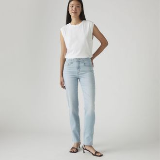 Levi's 724 High Rise Straight Jeans - Womens - 25X30 - Blue