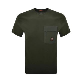 Parajumpers Tops, Heren, Groen, L, Katoen, Mojave 2.0 T-Shirt