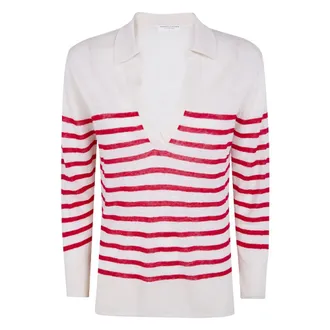 Majestic Filatures Truien & Vesten, Dames, Veelkleurig, L, V-neck Truien