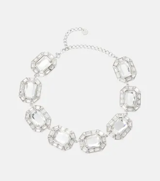 Self Portrait Crystal-embellished choker