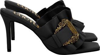 Versace Jeans Couture Sandal - Dames - Muiltjes - Zwart - 35 EU - Schoenen