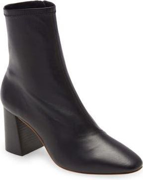 Loeffler Randall Elise Stretch Leather Bootie in Black at Nordstrom Rack, Size 11.5