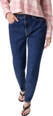 Guess G06 Mom Jeans - Dames - Regular Fit Jeans - Blauw - W28 - Katoen - Jeans