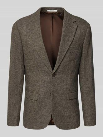 Selected Slim Fit Sakko mit Woll-Anteil Modell SLIM-REED WOOL in Hellbraun, Gr&ouml;&szlig;e 48