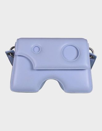 Off-white Womens Off White Burrow 22 Blue Shoulder Bag - Size: OS