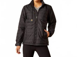 Ariat Rebar Cordura Ripstop Lightweight Insulated Jacket In Black