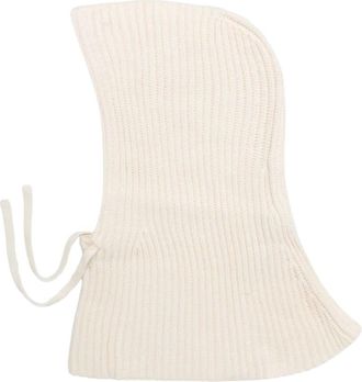 Pinko Balaclava Capuchon - Dames - Hoeden - Beige - ONE Size - Wol - Accessoires