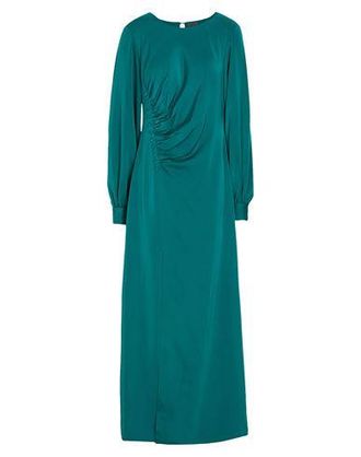8 by YOOX L/SLEEVE FRONT SLIT MAXI DRESS