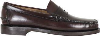 Sebago Brown Burgundy Classic Dan Leather Penny Loafers
