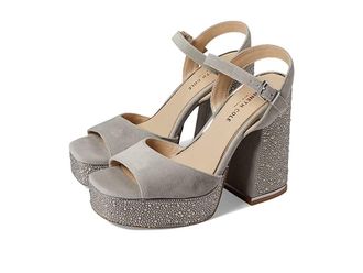 Kenneth Cole Dolly Crystal Womens Shoes Silver : 11 M, Textile