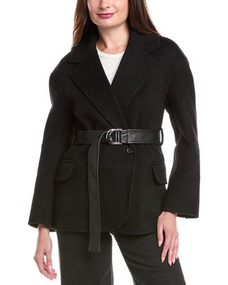 Maje Wool-Blend Coat