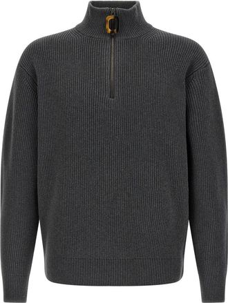 J.W.Anderson Grey Half-zip Sweater