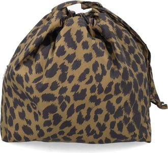 Aspesi Bucket Bags, female, Multicolor, Size: ONE SIZE Animal-print Tote Bag
