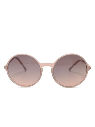 Chanel Occhiali da sole tondi CC Mark anni 2000 - Toni neutri