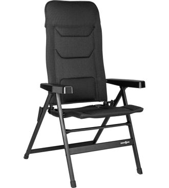 Brunner Brunner - Sedia Da Campeggio Reclinabile rebel Pro Large In Alluminio E 3durafeel Antracite 54x45x125 Cm