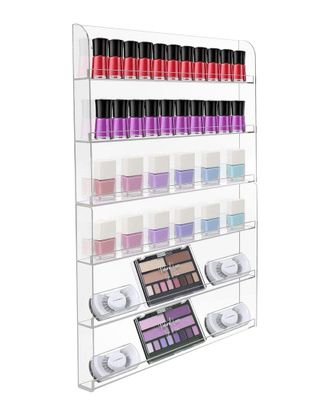 Sorbus Nail Polish Wall Display Holder