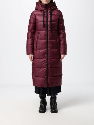 Peuterey Piumino lungo in nylon trapuntato con cappuccio e collo alto