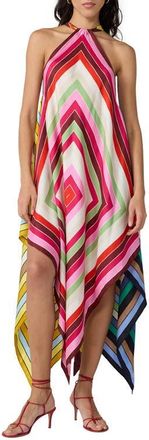 Diane Von F&uuml;rstenberg Harley Silk Scarf Dress in Dorian Scarf Multi at Nordstrom, Size X-Large
