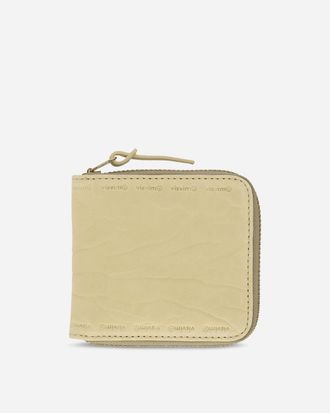 Visvim Leather Bi-Fold Wallet Beige