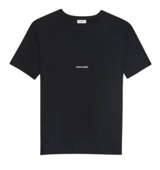 Saint Laurent T-Shirts And Polos Blacks And Greys