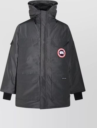 Canada Goose long length hooded down outerwear