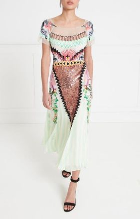 Temperley London Talia Dress in Seashell at Nordstrom, Size 14