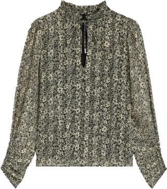 HUGO BOSS Tops - Dames - Blouses - Veelkleurig - M - Overhemden