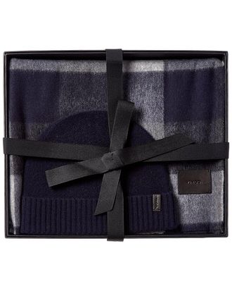 Vince 2Pc Double Face Wool & Cashmere-Blend Hat & Scarf Set