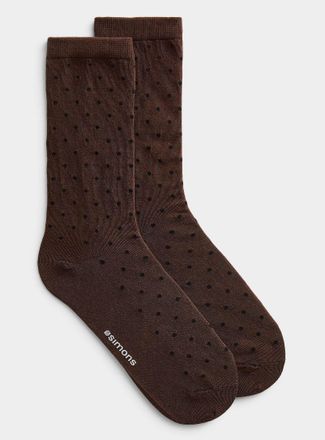 Simons Womens Mini polka dot socks