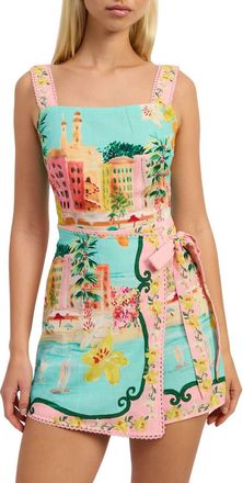 En Saison Selena Resort Romper In Pink Multi