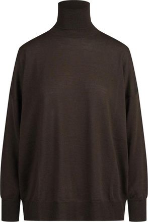 Jucca Coltrui Trui - Dames - Coltruien - Bruin - L - Wol - Truien & Vesten