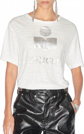Isabel Marant Womens Zewel Tee Shirt In White
