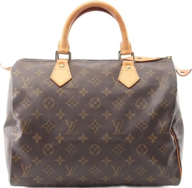 Speedy 30 travel bag - women - Leather/PVC - One Size - Brown