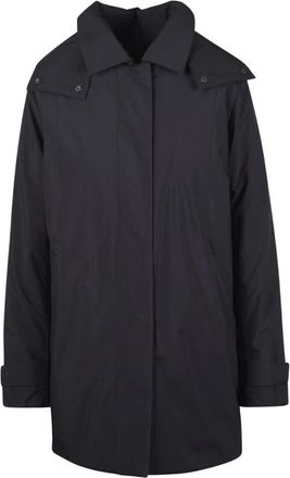 People of Shibuya Fumiko Parka - Dames - Parka Jassen - Zwart - S - Leer - Jassen