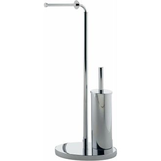 Gedy Gedy - 28321300000 Winny Columna Portarollo Con Escobillero Cromo - Ref: 28321300000