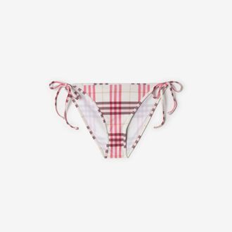 Burberry Check Bikini Briefs
