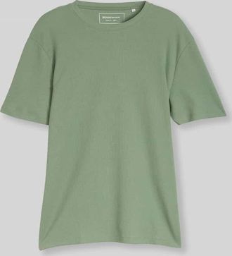 Tom Tailor Denim Regular Fit T-Shirt aus Baumwoll-Mix in Mint, Gr&ouml;&szlig;e XXL