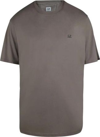 C.P. Company 30/1 Jersey Back Goggle T-Shirt - Heren - T-shirts - Bruin - 2XL - Katoen - Tops