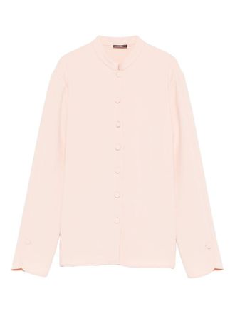 Emporio Armani Womens Crepe Shirt