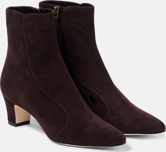 Manolo Blahnik Stivaletti Myconia 50 in suede