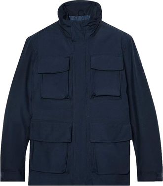 Timberland Navy Blue Collared Jacket Sz shops XL