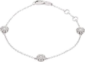 Damiani Margherita 18k White Gold Diamond Bracelet