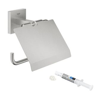 GROHE Dispensador De Papel Con Tapa Start Cube Supersteel + Quickglue