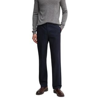 Lacoste Heren, Broeken, Blauw, Maat: W42 L32 Katoen