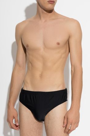 Moschino Swim Briefs, Mens, Black