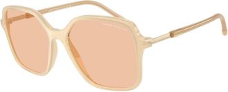 A|X Armani Exchange AX4163SF Asian Fit 836673 Womens Sunglasses Brown Size 53