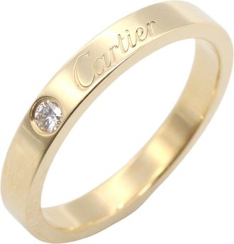 Cartier Gold Clear Yellow Gold (18K) Band Ring (Pre-Owned)