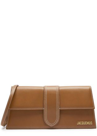 Jacquemus Le Bambino Long Leather top Handle bag - Light Brown - One Size