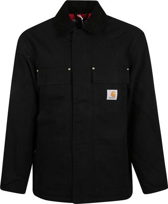 Carhartt Work in Progress Black Logo Jacket
